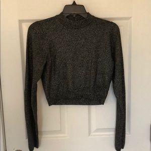 Express crop top sweater